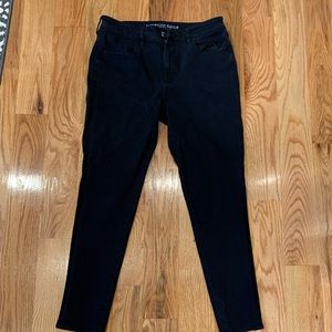 American Eagle hi-rise jegging size 14 black